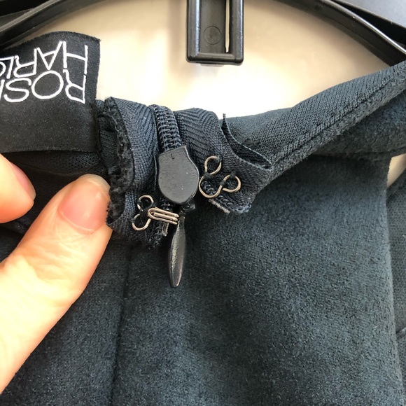 Macy’s Navy Faux-Suede Halter Fringe Dress - Picture 9 of 13